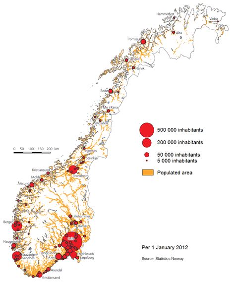 list of cities in norway by population.